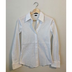 Theory Larissa button down striped size xs (P)